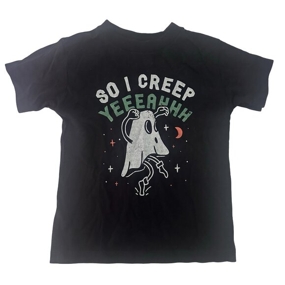 Bella + Canvas Kids So I Creep Yeah TLC 90's Halloween T-Shirt 2T - Picture 2 of 6